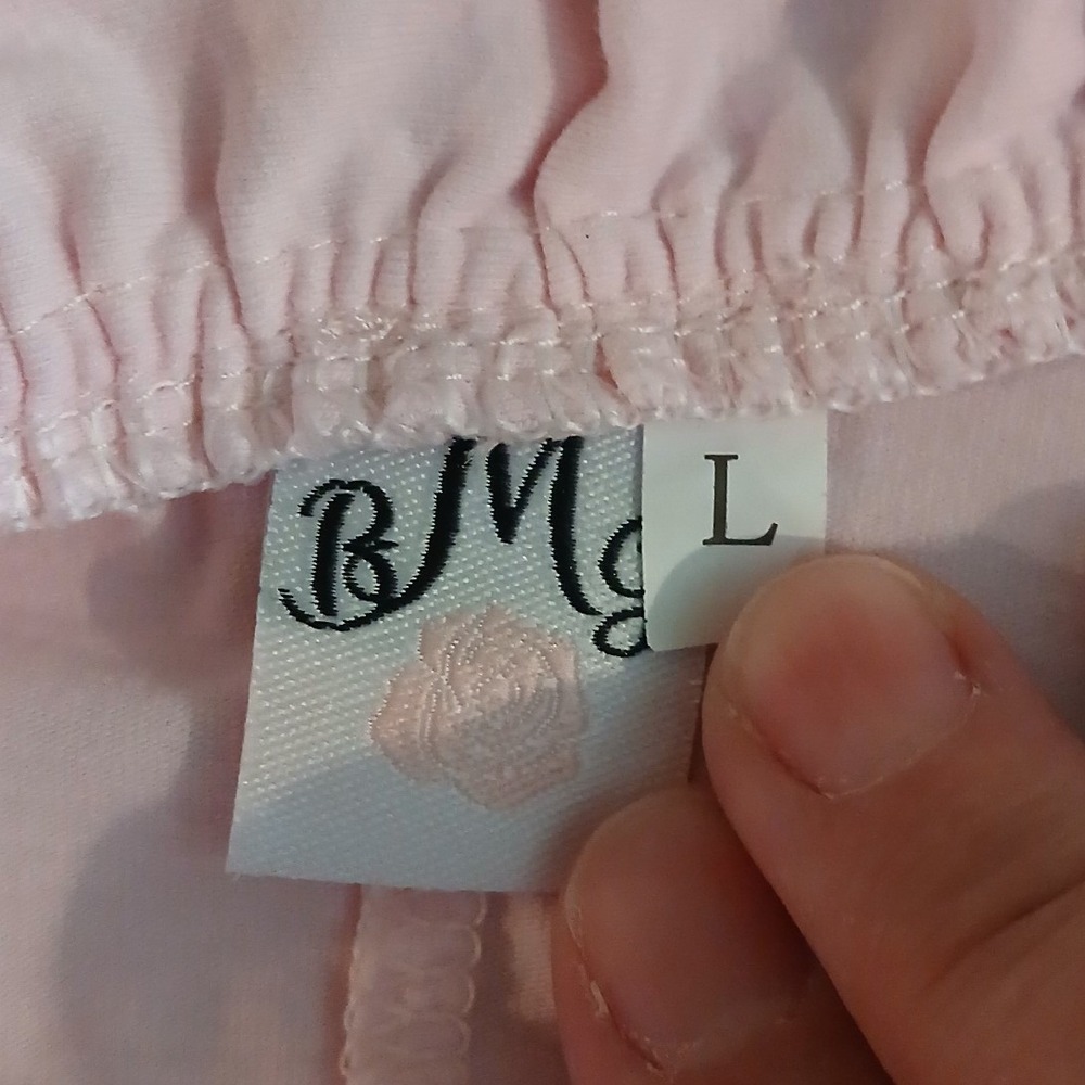Mia Belle Large Pink Ruffle Open Front Cardigan Button Trim Long Sleeve Fairy - Picture 9 of 11